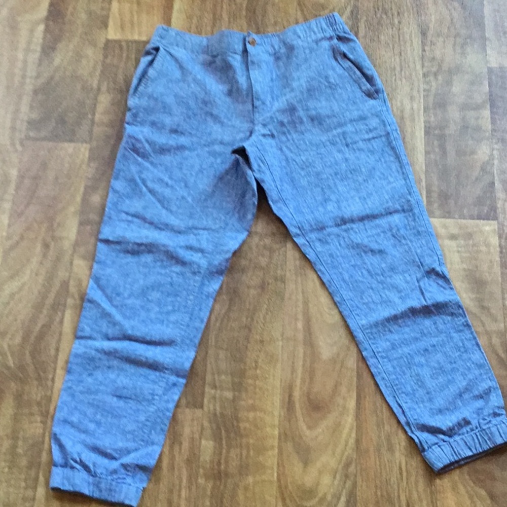 J. Crew Lightwash Denim Joggers Size Medium